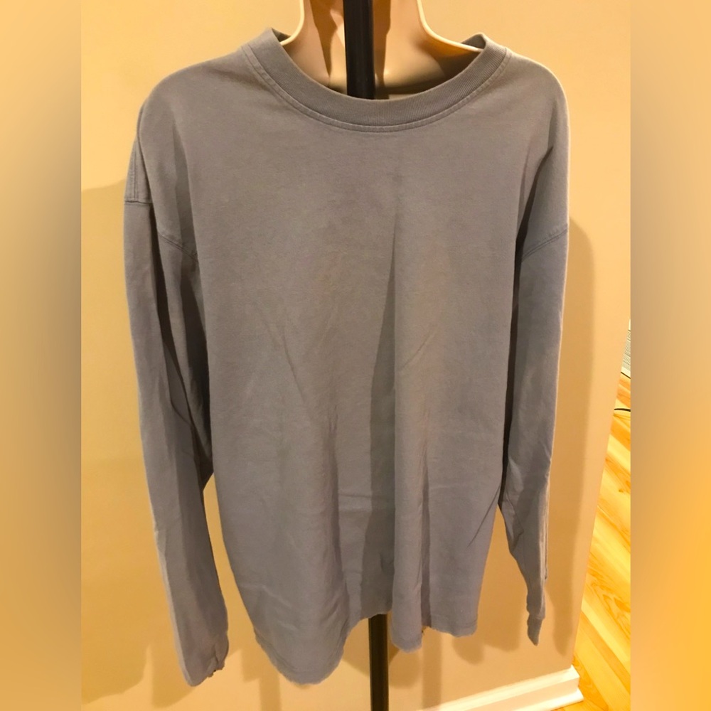 Men’s Young LA Long Sleeve factory distressed T shirt